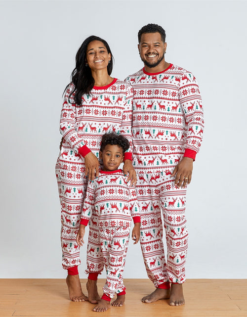 Load image into Gallery viewer, Home Wear Pajamas Christmas Print Casual Suit
