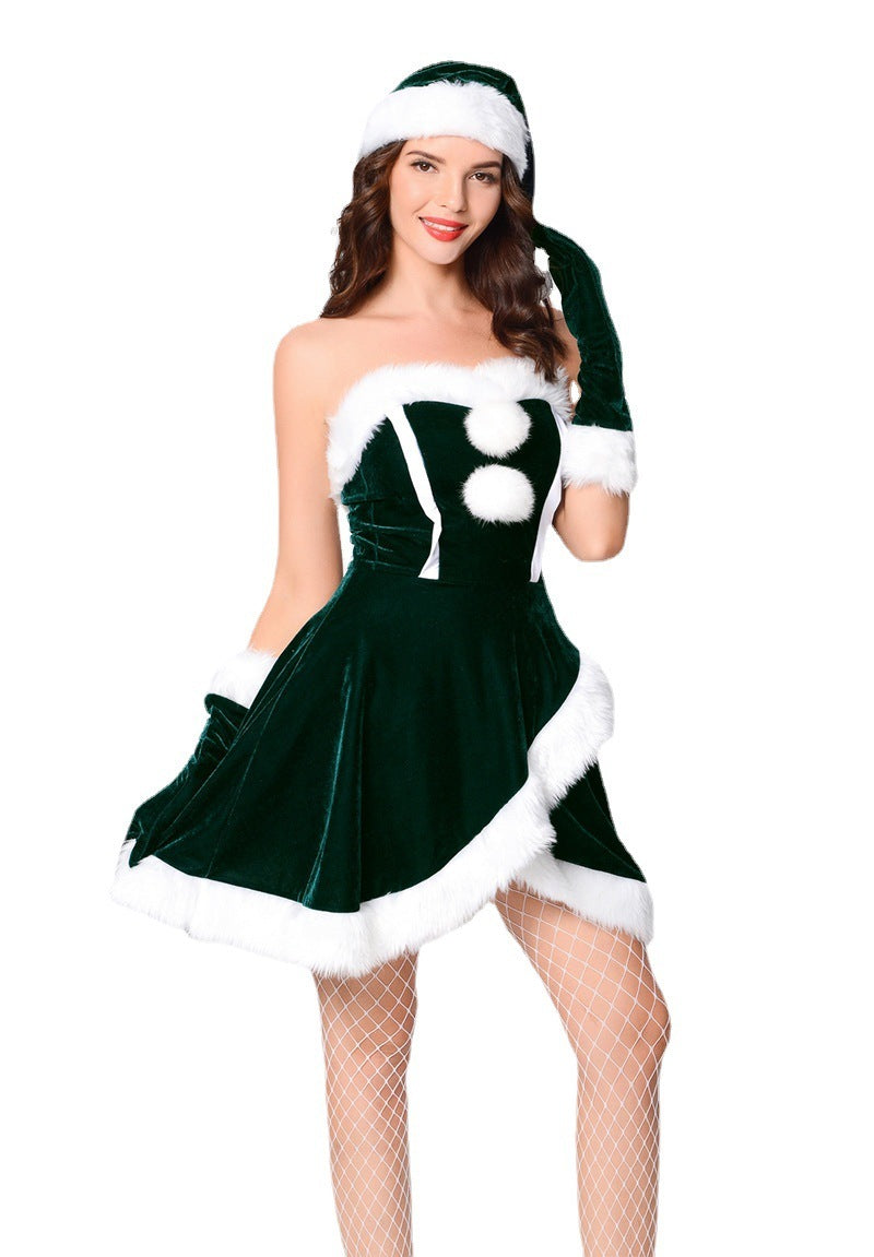 Christmas Clothes Party Gathering Stage Wear Performance Costume