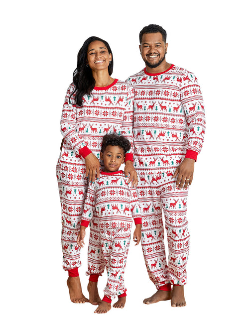 Load image into Gallery viewer, Home Wear Pajamas Christmas Print Casual Suit
