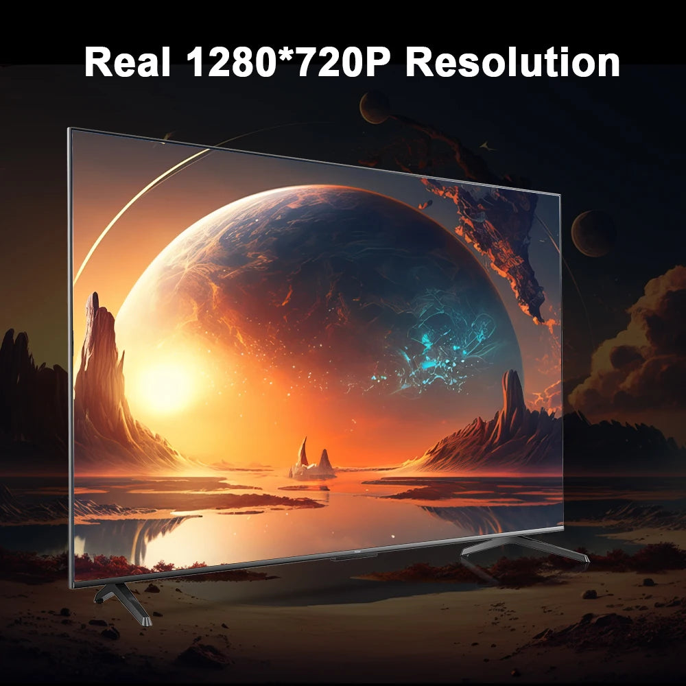 Projector 4K Android 11 HY300 Pro Dual Wifi6 260ANSI Allwinner H713 BT5.0 1280*720P Cinema Outdoor Portable Projetor