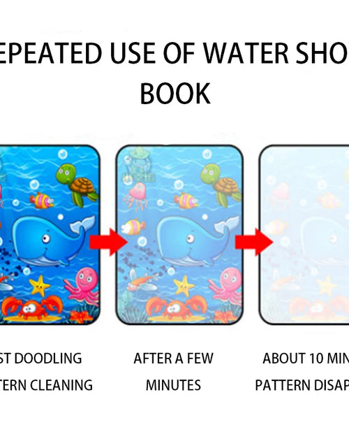 Load image into Gallery viewer, 1Pcs Magical Book Water Drawing Montessori Toys Reusable Coloring Book Magic Water Drawing Book Sensory Early Education Toys
