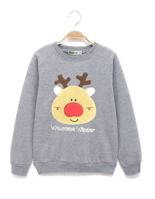 Load image into Gallery viewer, Christmas deer head long sleeve family wear
