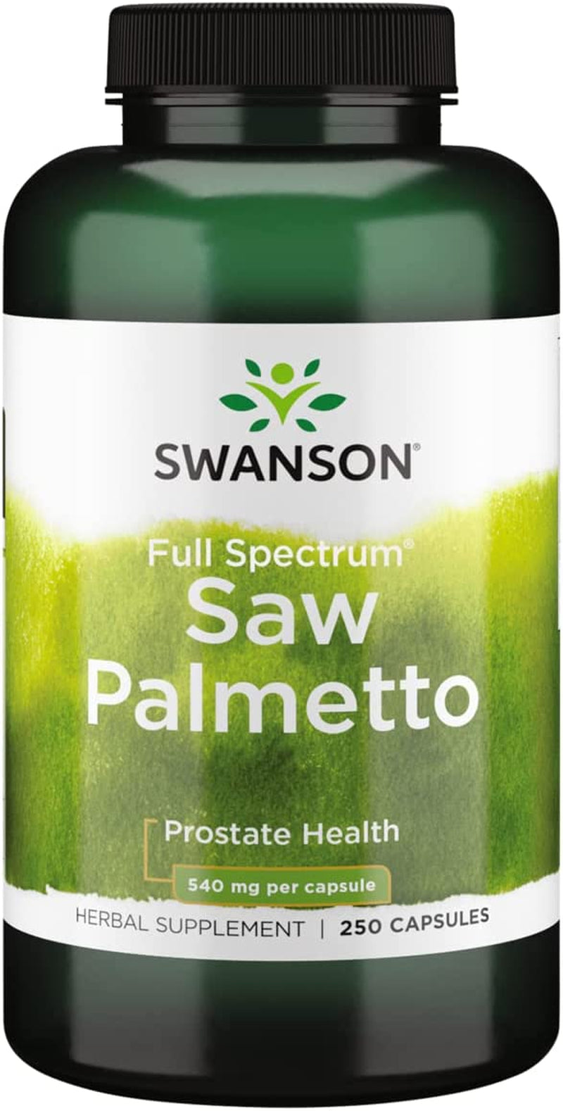 Saw Palmetto Herbal Supplement for Men Prostate Health Hair Supplement Urinary Health 540 Mg 250 Capsules