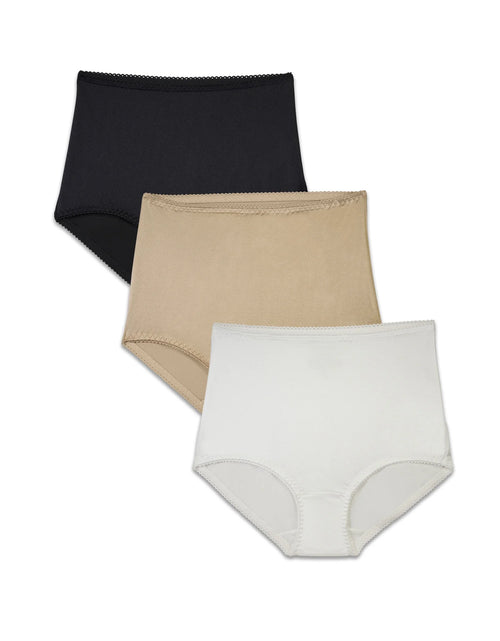 Load image into Gallery viewer, Radiant Collection Women&#39;S Undershapers Brief Underwear, 3 Pack
