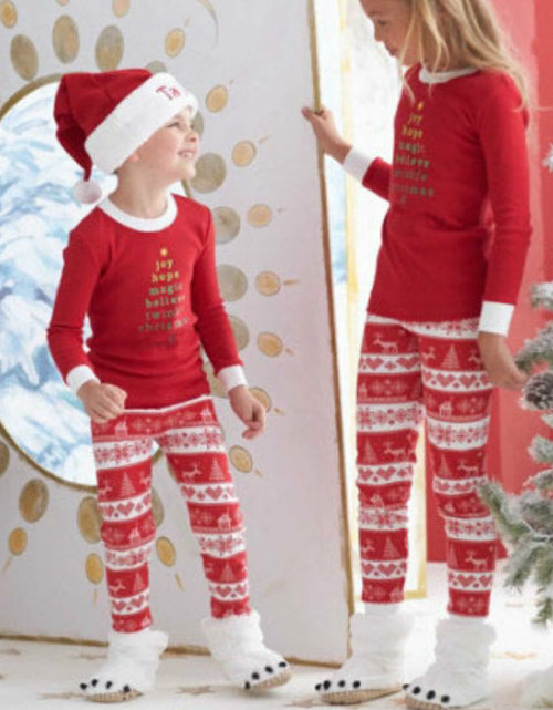 Load image into Gallery viewer, Fashionable Simple Printed Christmas Parent-child Wear
