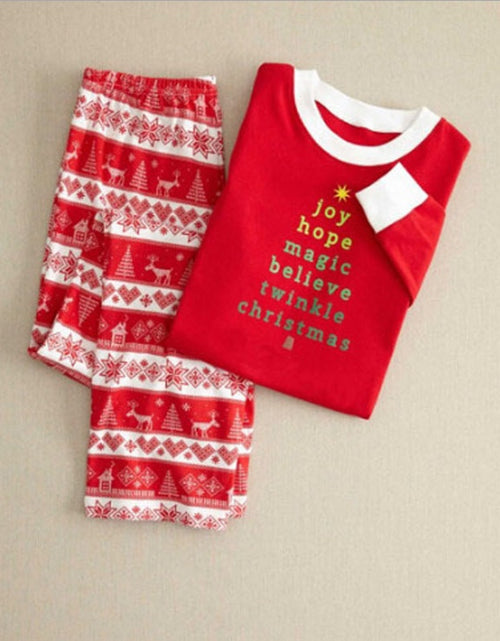 Load image into Gallery viewer, Fashionable Simple Printed Christmas Parent-child Wear
