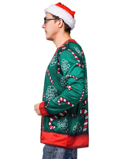 Load image into Gallery viewer, Christmas Sweater Printed Long Sleeve T-shirt Stage Wear Performance Wear
