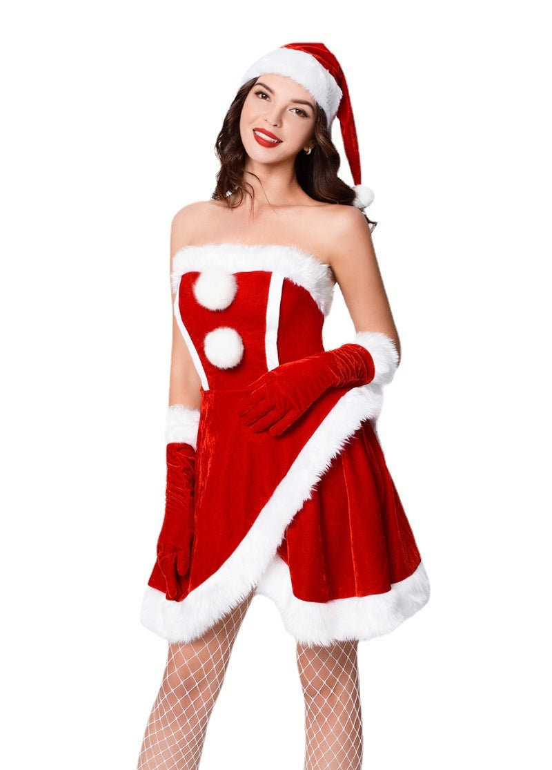 Christmas Clothes Party Gathering Stage Wear Performance Costume