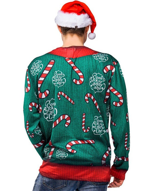 Load image into Gallery viewer, Christmas Sweater Printed Long Sleeve T-shirt Stage Wear Performance Wear
