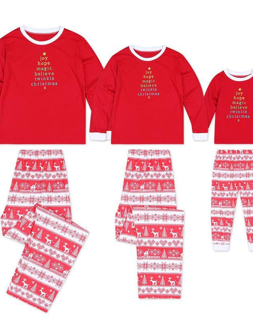 Load image into Gallery viewer, Fashionable Simple Printed Christmas Parent-child Wear
