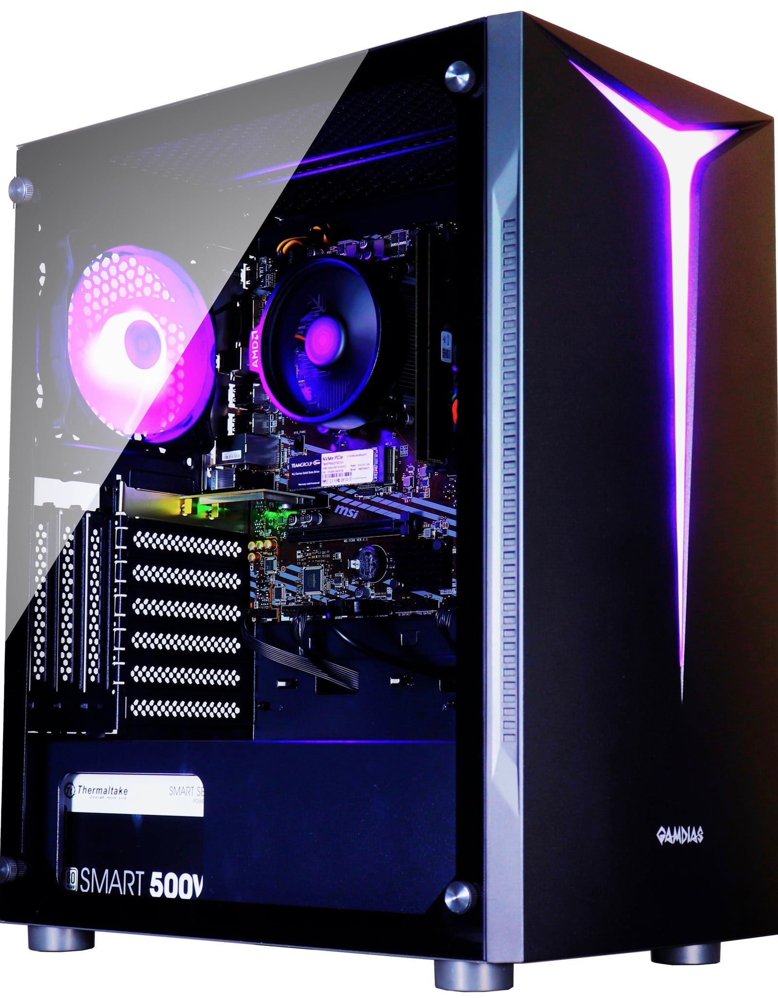 Canebrake Gaming PC - AMD Ryzen 5 5600G, AMD Radeon Vega 7 Graphics, 16GB DDR4 RAM, 512GB Nvme, Windows 11 Pro - Gaming Desktop