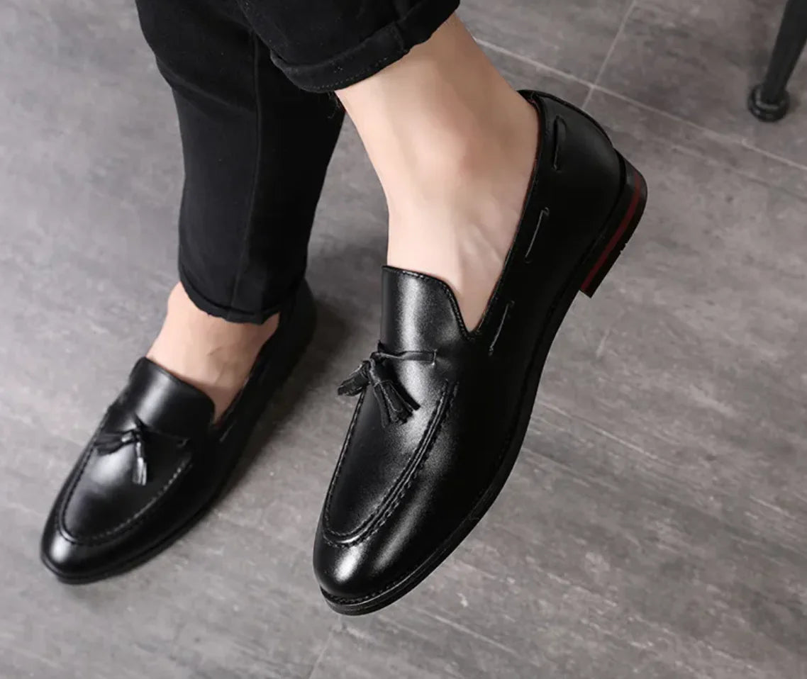 Men's Casual Breathable Leather Loafers