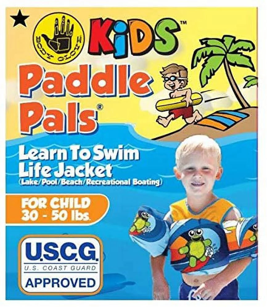 Paddle Pals Life Jacket USCG Approved, Kids Swim Vest, 30 to 50 Lbs, Fish Tank