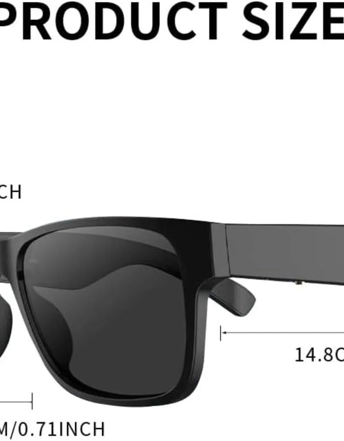 Load image into Gallery viewer, , Polarized Sunglasses with Bluetooth Speaker, Driving/Sports/Outdoor UV Protection, Unisex
